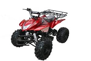 Coolster 3125A New 125CC Kids ATV with Reverse RED 4-stroke