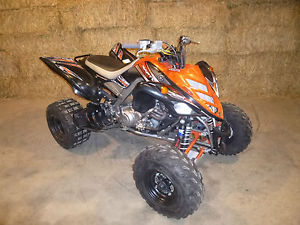 Yamaha Raptor 700R SE1 Black orange  Mint TILTON ATV Road Legal Tel 0116 2597374