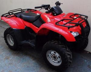 2011 HONDA BIG RED TRX 420CC ATV OFFROAD 4X4 FARM QUAD MANUAL RARE
