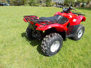 QUAD BIKE HONDA TRX 420 LIKE COMPACT TRACTOR ATV FARM WITH HARROWS AN ROLLER