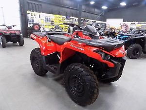 2014 CAN AM OUTLADNER 800R CLEAN FAST RED ATV QUAD 4X4 HUNTING V-TWIN