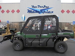 2016 Kawasaki Mule PRO FXT EPS 6 Passenger 4x4 with Cab and PLOW
