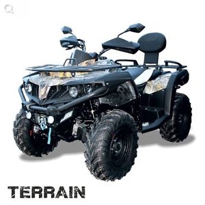 2017 TERRAIN 550 LWB 4X4 EFI road legal quad with eps and a lifetime warranty