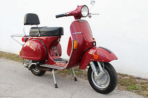 100% ORIGINAL WITH ONLY 1618 ACTUAL 1 OWNER MILES!  P200E 200cc 4-SPEED PIAGGIO