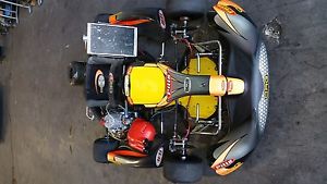 CRG SHIFTER KART With VEN4 brakes floating rotors CHAMPION  radiator never raced
