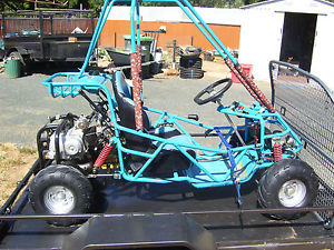 BUGGY 4 WHEELER AS PER PICS  125 CC 4 STROKE MOTOR  3 FWD & REVERSE + TRAILER