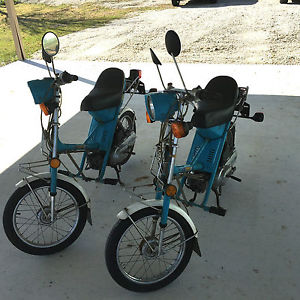 1981 Honda Express NA 50 Scooters - Matching pair, one owner!