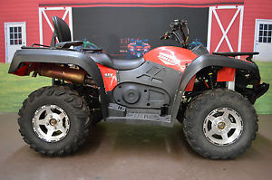 2011 4x4 Hisun HS800 2 up real 2 passenger ATV in Red /winch/ Elec. fuel Inject