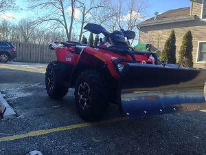 Can Am OUTLANDER XT V twin EFI with BRAND NEW PLOW and Warn Winch