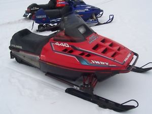 1992 Polaris 440 liquid cooled twin cyl,  affordable snowmobile, LOOK
