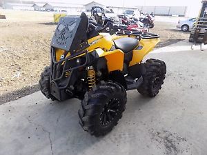 2014 CAN AM RENEGADE 1000 FAST QUAD ATV 4X4 FAST YELLOW LIKE NEW