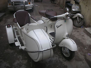 VESPA SCOOTER WITH EURO SIDE CAR, PX 150CC NEW ENGINE 1964  FREE SHIPPING