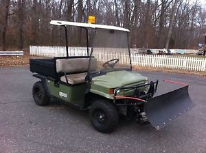 2005 EZGO ST utility vehicle 4x4 with plow heavy duty EZ GO ez-go workhorse