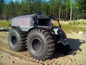 Unique Sherp cross-country vehicle