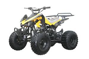 Coolster 3125c 125cc/124cc Kids ATV Semi Auto with Reverse 4-stroke Yellow