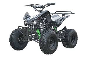 Coolster 3125c Black 125cc/124cc Kids ATV Semi Auto with Reverse 4-stroke