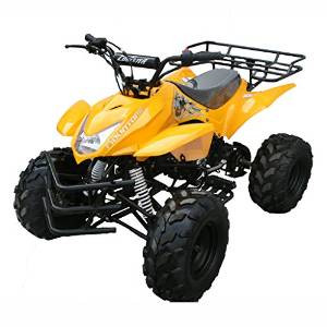 Coolster 3125A New 125CC Kids ATV with Reverse YELLOW