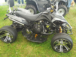 Quad Bikes 350cc Road Legal 4 Stroke Petrol Engines Superb New Mdl Black 2 Seats