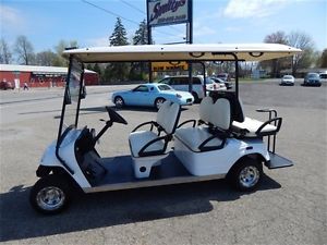 2010 ZONE E GOLF CART 6 SEATER NEW BATTERIES ONE OWNER TRADE PERFECT CONDITION!!
