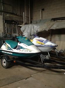 jet skis 1996 sea doo spx and 1995 Yamaha waveraider