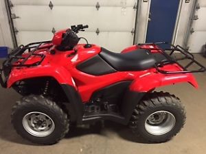 2013 Honda Foreman 500 4x4 Red, Excellent Condition, Foot Shift,