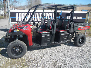 2014 Ranger Crew Sunset Red Console, Seats 5, Differential Settings, EPS, #151A