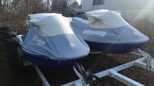 2002 Sea-Doo Bombardier GTI LE w/ Trailer Runs Good Low Reserve