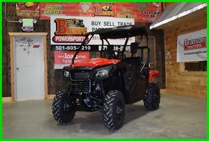 2015 HONDA PIONEER 500 4X4 NO RESERVE LOW MILES (FREE SHIPPING)