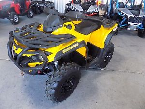 2013 CAN AM OUTLANDER 1000XT YELLOW ATV 4X4 HUNTING FAST QUAD WINCH