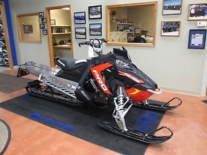 2016 POLARIS PRO RMK 800 SNOWMOBILE DEMO LIKE NEW AXYS CHASSIS 155 TRACK 260mile