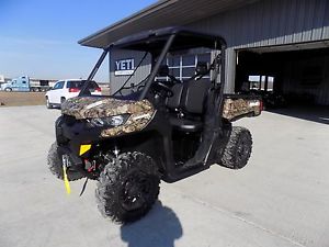 2016 Can Am Defender HD10 DPS CAMO UTILITY HUNTING 4X4 UTV SXS WORKING DUMP BED