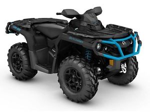 2016 Can-Am Outlander XT 1000R Matte Black / Octane Blue