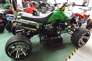 Quad Bikes 350cc Road Legal 4 Stroke Petrol Engines Superb New Green 2 Seats