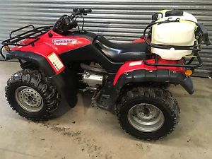 Honda 350TRX FM1 2001  ATV Quad with sprayer tank