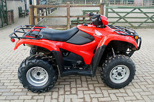HONDA TRX500 TRX 500 FM FOREMAN 2013 LOW MILEAGE 4 WHEEL DRIVE  QUAD FARM ATV