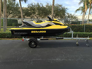 2009 SEADOO RXTIS 255 PWC 3 SEATER 4 STROKE SUPERCHARGED 66 HOURS  NEW TRAILER
