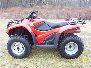 2013 HONDA RANCHER 420 EPS EFI 4X4 SNOW PLOW ATV POWER STEERING FREE DELIVERY!
