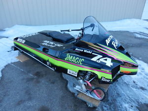 1987 Arctic Cat Twin Track Race Snowmobile Show Sled