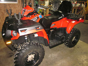 2012 POLARIS 500 H.O. SPORTSMAN 2 UP 4X4 TOURING MODEL 889 MILES!! RED AND READY