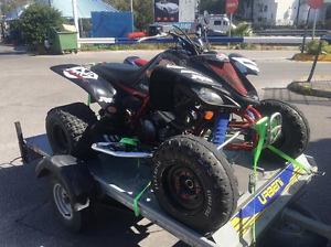 YAMAHA RAPTOR 660R 660 2005 BLACK & RED SPECIAL EDITION WITH EXTRAS NOT LTZ TRX