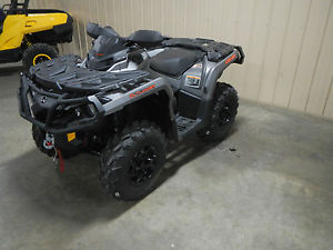 2016 Outlander XT 1000r Brushed Aluminum DPS, Winch, Bumpers, Hand Guards #183M