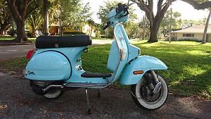 Stella Vespa scooter 150cc 3400mi fab condition, baby blue, hwy legal, cheap!