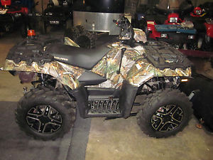 2011 POLARIS 550 EFI  CAMO SPORTSMAN 4X4 OR 2X4  NICE W/ PLOW & WINCH NEW WHEELS