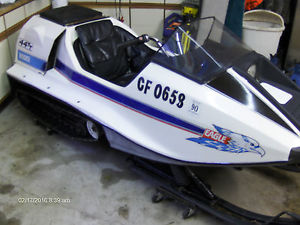 Vintage 1974 Raider twin track snowmobile