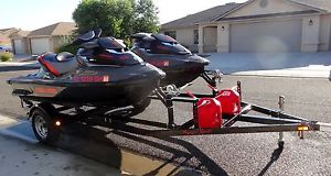 Two 2014 Sea Doo GTX Limited with 2014 Voyager Trailer.  Used Twice...LOW HOURS