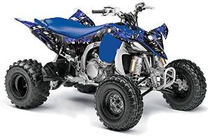 AMR Racing 2009, 2010 Yamaha YFZ 450 ATV Quad, Graphic Kit - Reaper: Blue