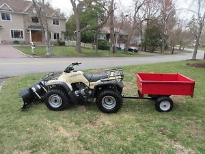2000 Honda Fourtrax 300 4x4 ATV with Plow Low Hours! Great Shape!