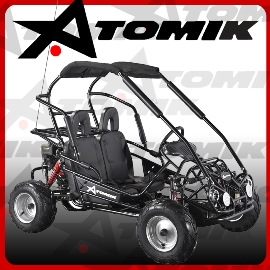 NEW ATOMIK RAMPAGE 6.5GO KART DUNE BUGGY GO KART ATV 4 WHEELER PIT MOTOR TERRAIN