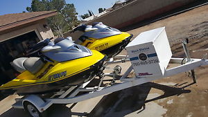 2003 Seadoo 4Tec Supercharge jetski Pair with trailer