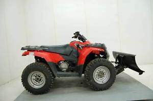 2008 Polaris Sportsman 400 H.O. 4x4 2617 miles with plow WILL TRADE